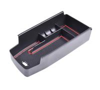 Bandeja Reposabrazos Compatible Con Chevrolet Para Bolt EUV EV 2022 2023 Interior Del Coche Apoyabrazos Secundario Almacenamiento Guantera Consola Central Bandeja Organizadora(Red Line)