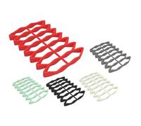 Bandeja resistente al calor, escurridor de, antiadherente que ahorra espacio, plegable, bandeja para, multiusos de silicona resistente al calor para verduras y carnes, 23,3 x 15,6 x