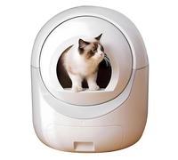 Bandeja Sanitaria Autolimpiable para Gatos, Bandeja Sanitaria Autolimpiable Grande con Desodorización Iónica, Control Mediante Aplicación, Protección de Seguridad y Eliminación de Olores, Apta para