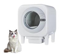 Bandeja Sanitaria Automática Autolimpiable para Gatos con Control Mediante Aplicación, Sensores Infrarrojos, Sensores de Peso, Fácil Limpieza, Eliminador de Olores, Ban WiFi Model with Extraction Fan