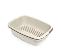 Bandeja sanitaria de plástico rígido 3 en 1 para gatos Ferribiella