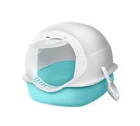 Bandeja Sanitaria Desodorizada para Perros No Es Fácil de Salpicar Inodoro para Perros Orinal Portátil para Perros Se Puede Levantar La Tapa Completa 180° Fácil de Limpiar Adecuado para Uso de Perros