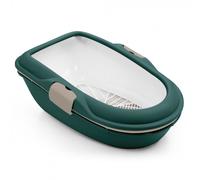 Bandeja sanitaria Furba Chic para gatos - Stefanplast - Color: Verde seco