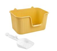 bandeja sanitaria Lavabo for arena for gatos, bandeja de arena for mascotas con parte superior abierta, orinal portátil for gatitos, inodoro antisalpicaduras, bandeja de arena for gatos con lado alto,