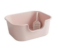 bandeja sanitaria Lavabo for arena for gatos, caja de arena for gatos con lados altos, bandeja for arena for gatos, orinal for gatitos, inodoro con parte superior abierta, bandeja de arena for mascota