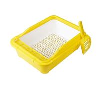 Bandeja sanitaria para gatos, Bandeja de arena for gatos, caja de arena for gatos con parte superior abierta, caja de arena for gatos a prueba de salpicaduras, orinal for gatitos, inodoro de lados alt