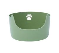Bandeja sanitaria para gatos, Bandejas de arena for gatos Bandeja de arena abierta for gatos con lados altos Durable Antiadherente Antisalpicaduras Lavabo de baño for limpieza de gatos Gran espacio,(G