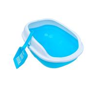 bandeja sanitaria para gatos grande, Bandeja de arena for mascotas con parte superior abierta, caja de arena for gatos, orinal for gatitos for todo tipo de arena for gatos, orinal portátil for gatos c