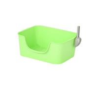 bandeja sanitaria para gatos grande, Bandeja de arena for mascotas con tapa abierta, caja de arena for gatos, suministros for mascotas for gatos de interior, lavabo de arena resistente for gatos con o