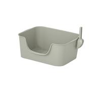 bandeja sanitaria para gatos grande, Bandeja de arena for mascotas con tapa abierta, caja de arena for gatos, suministros for mascotas for gatos de interior, lavabo de arena resistente for gatos con o