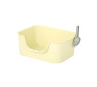 bandeja sanitaria para gatos grande, Bandeja de arena for mascotas con tapa abierta, caja de arena for gatos, suministros for mascotas for gatos de interior, lavabo de arena resistente for gatos con o