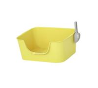 bandeja sanitaria para gatos grande, Bandeja de arena for mascotas con tapa abierta, caja de arena for gatos, suministros for mascotas for gatos de interior, lavabo de arena resistente for gatos con o