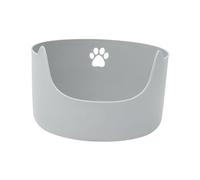 bandeja sanitaria para gatos grande, Bandejas de arena for gatos Bandeja de arena abierta for gatos con lados altos Durable Antiadherente Antisalpicaduras Lavabo de baño for limpieza de gatos Gran esp