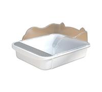 bandeja sanitaria para gatos grande, Gato for gatos de interior, inodoro for gatitos, lavabo for arena for gatos, caja de arena desmontable for gatos, bandeja de arena for mascotas con parte superior