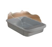 bandeja sanitaria para gatos grande, Gato for gatos de interior, inodoro for gatitos, lavabo for arena for gatos, caja de arena desmontable for gatos, bandeja de arena for mascotas con parte superior