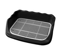 bandeja sanitaria para gatos grande, Inodoro for mascotas, herramienta de limpieza, diseño de barandilla portátil, bandeja de orinal de esquina de plástico, lavabo for gatos, cachorros, cobayas, chinc