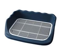 bandeja sanitaria para gatos grande, Inodoro for mascotas, herramienta de limpieza, diseño de barandilla portátil, bandeja de orinal de esquina de plástico, lavabo for gatos, cachorros, cobayas, chinc
