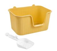 bandeja sanitaria para gatos grande, Lavabo for arena for gatos, bandeja de arena for mascotas con parte superior abierta, orinal portátil for gatitos, inodoro antisalpicaduras, bandeja de arena for g