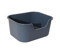 bandeja sanitaria para gatos grande, Lavabo for arena for gatos, bandeja de arena for mascotas con parte superior abierta y lados altos, bandeja de arena for gatos duradera a prueba de salpicaduras fo