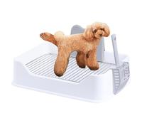 Bandeja Sanitaria para Perros - Inodoro Entrenador para Mascotas Desmontable,De Entrenamiento para Hacer PIS En Exterior - para Oficina Sala Balcón Exterior Apartamento Viajes Terraza Perros Pequeños