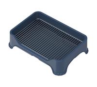 Bandeja Sanitaria Para Perros,Malla De Acero Inoxidable Anti-Pisadas Y Antideslizante Para Mascotas - Bandeja Porta-Toallitas de Cachorros,Para Jaulas De Conejos, Uso Interior Y Exterior, Viajes Y Cam