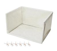 Bandeja Sanitaria para Perros,Sanitario Impermeable con Bordes Altos,Bandeja Plegable Antiderrames para Perros con 6 Sujeciones - para Gatos Viaje Balcón Hogar Autocaravana Transportín