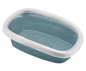 Bandeja sanitaria Sprint 20, azul y blanca, 58 x 39 x 17 cm, Stefanplast