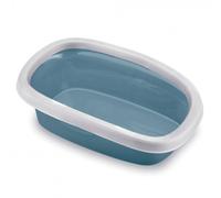 Bandeja sanitaria Sprint para gatos - Color del Producto: Azul claro | Mediciones: 58 x 39 x 17 cm