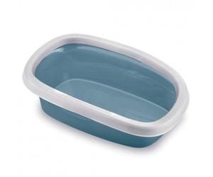 Bandeja sanitaria Sprint para gatos - Color: Azul claro | Mediciones: 58 x 39 x 17 cm