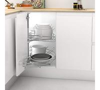 Bandeja semicircular para esquinero de Cocina, Ancho Puerta 500mm / Alto Producto 730-780mm