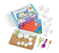 Learning Resources Bandeja sensorial para diseñar Tus Propios Juegos, Juego con Piezas Sueltas, Juguetes para desarrollar motricidad Fina para niños de 3 años, bandejas sensoriales con Tapa