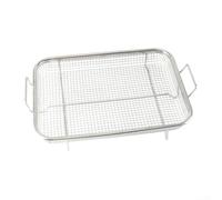 Bandeja separadora de grasa cuadrada para barbacoa hecha de acero inoxidable 201 para el hogar y camping, bandeja separadora de grasa eficiente para asar carne y patatas fritas, herramienta de cocina