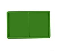 Bandeja separadora de silicona para hornear para cosecha derecha, liofilizadora, resistente al calor, forro antiadherente para hornear, asar y congelar (1 verde)