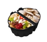 Bandeja separadora para cocción lenta, apto para lavavajillas, reutilizable de silicona, para fiestas familiares, banquetes y cenas festivas