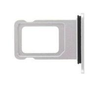 Bandeja SIM para iPhone XR Adaptador Micro Tarjeta Lateral Nano Plata Blanco