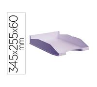 Bandeja Escritorio Plástico Ecogreen 100% Reciclado Din A4 Color Malva Pastel - ARQUIVO 2000