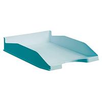 BANDEJA SOBREMESA ARCHIVO 2000 ECOGREEN PLASTICO 100% RECICLADO APILABLE FORMATOS DIN A4 Y FOLIO COLOR AZUL