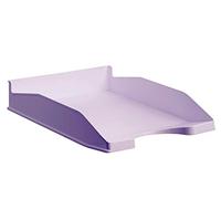 Bandeja sobremesa archivo 2000 ecogreen plastico 100% Reciclado apilable formatos DIN a4 y Folio Color Malva