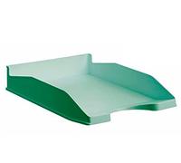 BANDEJA SOBREMESA ARCHIVO 2000 ECOGREEN PLASTICO 100% RECICLADO APILABLE FORMATOS DIN A4 Y FOLIO COLOR VERDE