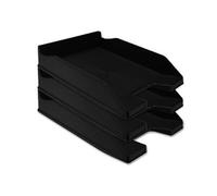 Bandeja sobremesa plastico q-connect negro opaco 240x70x340 mm - KF04189