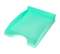 Bandeja sobremesa plastico q-connect verde menta opaco 240x70x340mm - KF17159