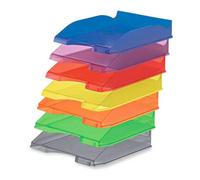 Bandeja Sobremesa Plástico FAIBO Color Azul Translucido