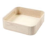 Bandeja, tamaño 25x25 cm, altura: 7 cm, pino, madera de emperatriz, 1pc