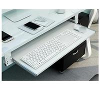 Bandeja Teclado Y Raton Bajo Mesa, Extensor De Escritorio Ergonómico Bandeja, Bandeja Extraíble Portateclado Madera, Abrazadera Sin Perforaciones D,55cm