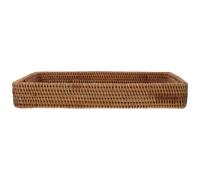 Bandeja Tejida for Almacenamiento, Bandeja Decorativa de ratán, for Servir, Plato, Estilo hogar, Cocina para Hogar