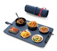 Bandeja Térmica iTRUSOU, Manta Eléctrica con Timer 1-99H, 7 Temperaturas Ajustables, Calor de Superficie Completa Patentado, Plegable para Buffet, Fiestas y Uso Diario (°F/°C)