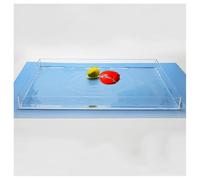 Bandeja Transparente acrílica for Aguas Poco Profundas, Bandeja Flotante de Almacenamiento for fotografía, for baño, Dormitorio y Cocina(80x60x5cm/31.5x23.6x2in)