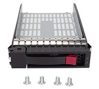 Bandeja Universal de Disco Duro SAS SATA de 3,5 Pulgadas, cajita para HDD para ProLiant DL140, DL145, DL160, DL180, DL380, Soporte LFF Intercambiable en Caliente con 4 Tornillos