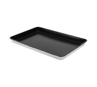 Bandeja universal para hornear de aleación de aluminio con revestimiento antiadherente, 60 × 40 × 4,6 cm