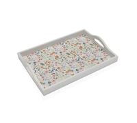 Bandeja Versa Madera MDF 24 x 4,5 x 34 cm Flores - Marca: Versa - EAN: 8420327570741